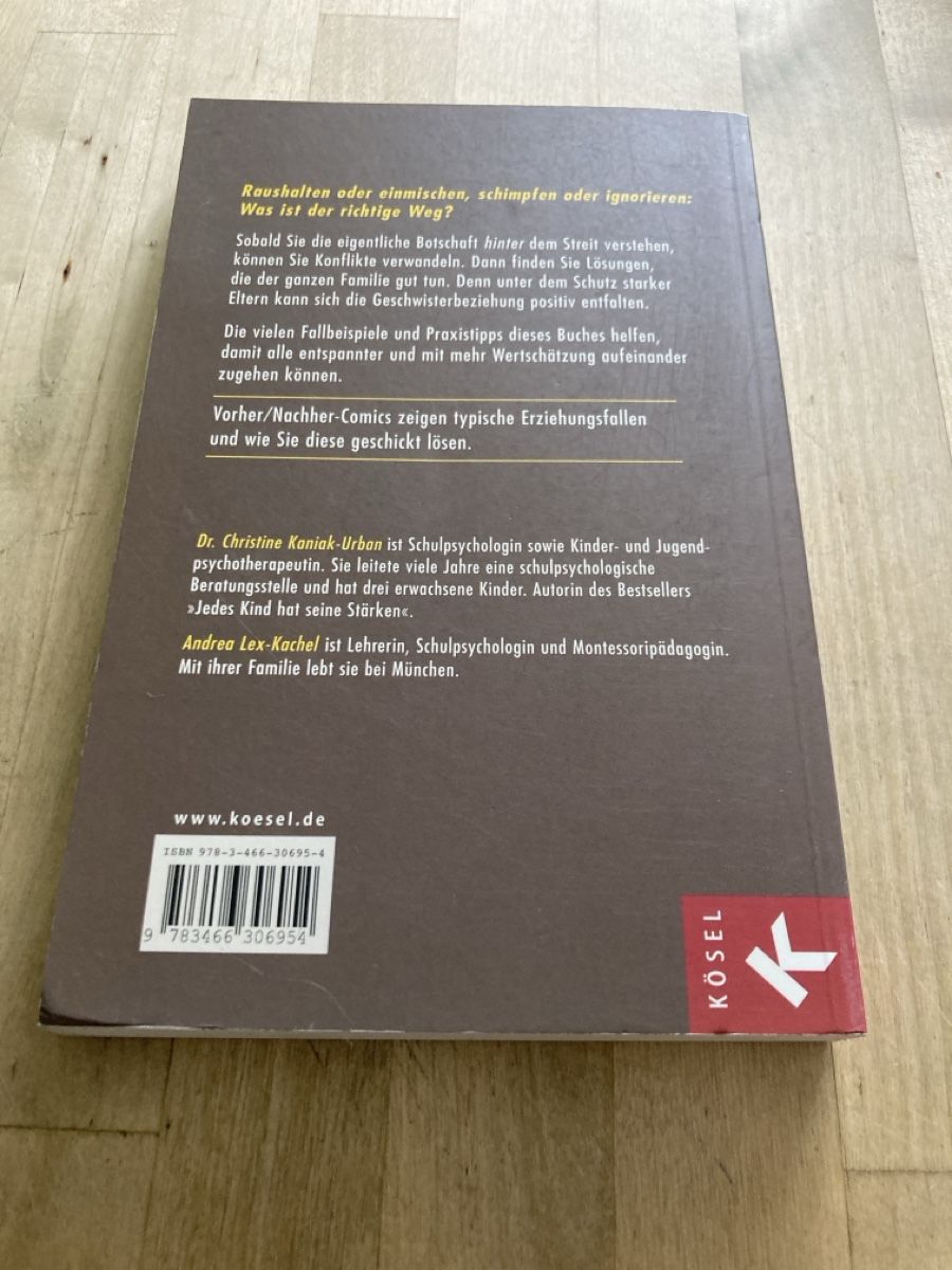 Libri: Wenn Geschwister streiten – Nuovo (secondo la descrizione) da Zürich venduto da msxmsx 1