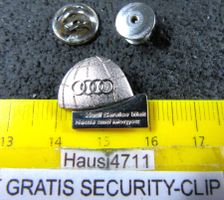 AUDI AUTO PIN GEPRÄGT SERVICE WELT MIT SECURTY-CLIP