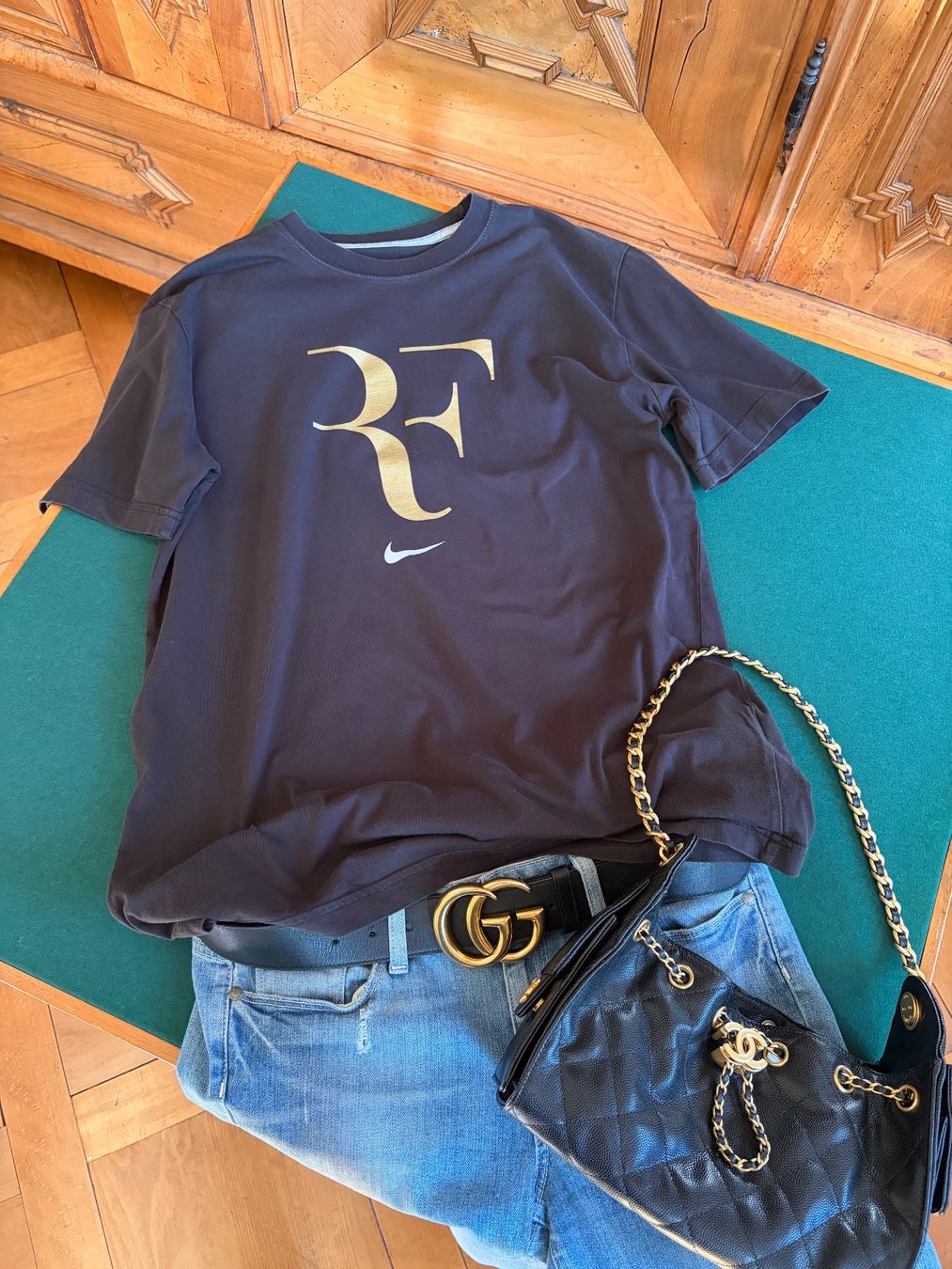 Nike T-shirt: RF ROGER FEDERER NIKE T-Shirt  Gr. M – Usato da Interlaken venduto da Bona55 5