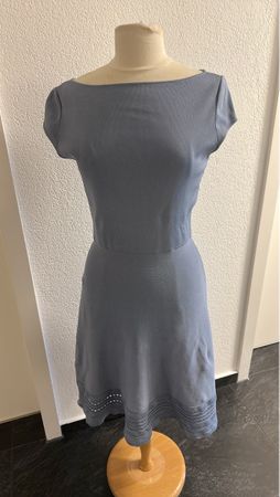 Kleid über Knie lang S schönes blau