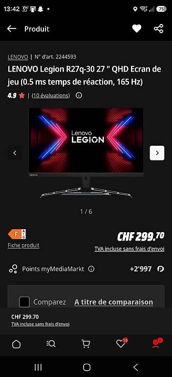 Monitore: Écran gaming 180hz – Gebraucht aus Lausanne von ald_yvg9 1