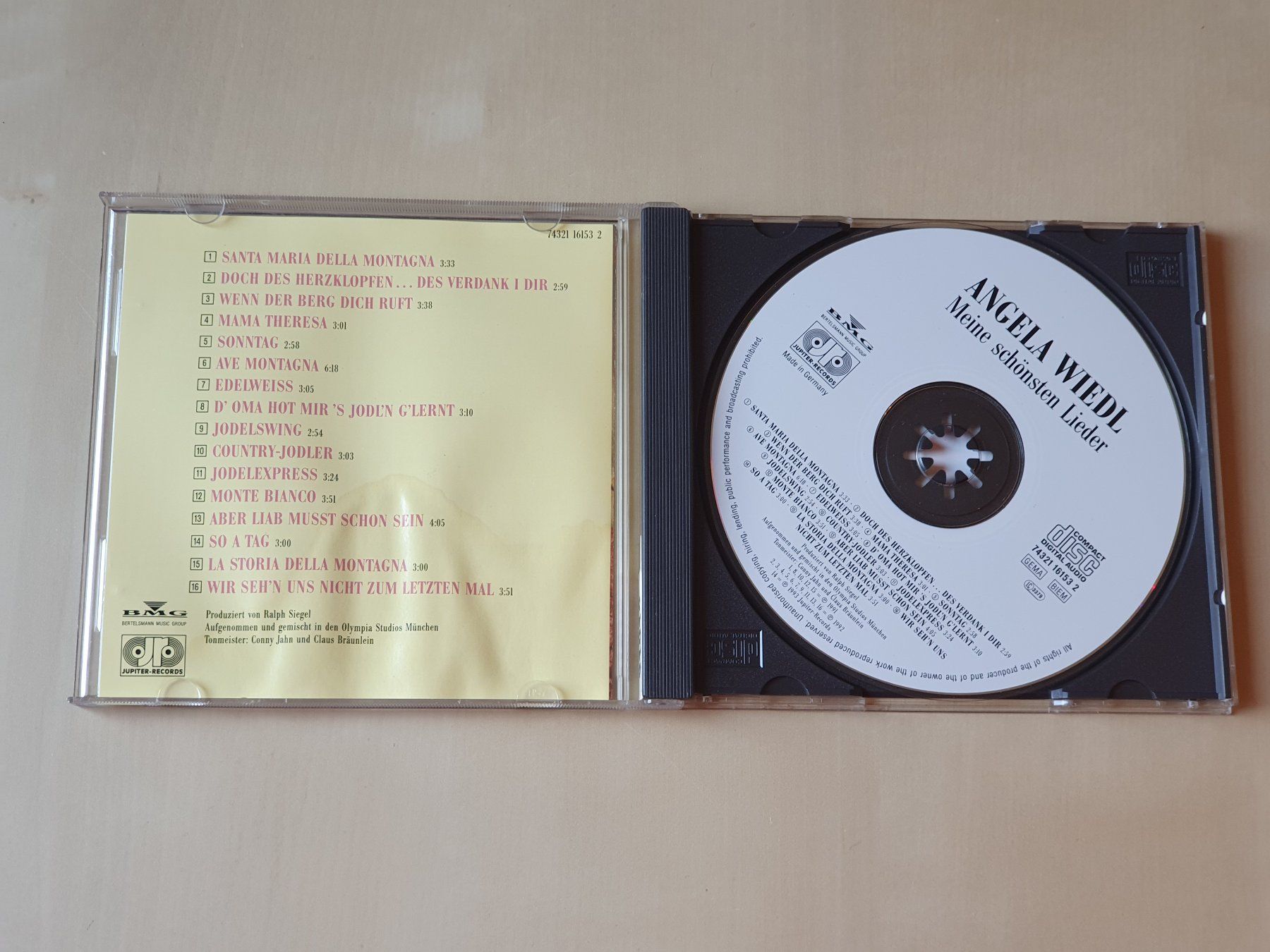 CD: Angela Wiedl Meine schönsten Lieder – Usato da Stansstad venduto da collectorsshop 2
