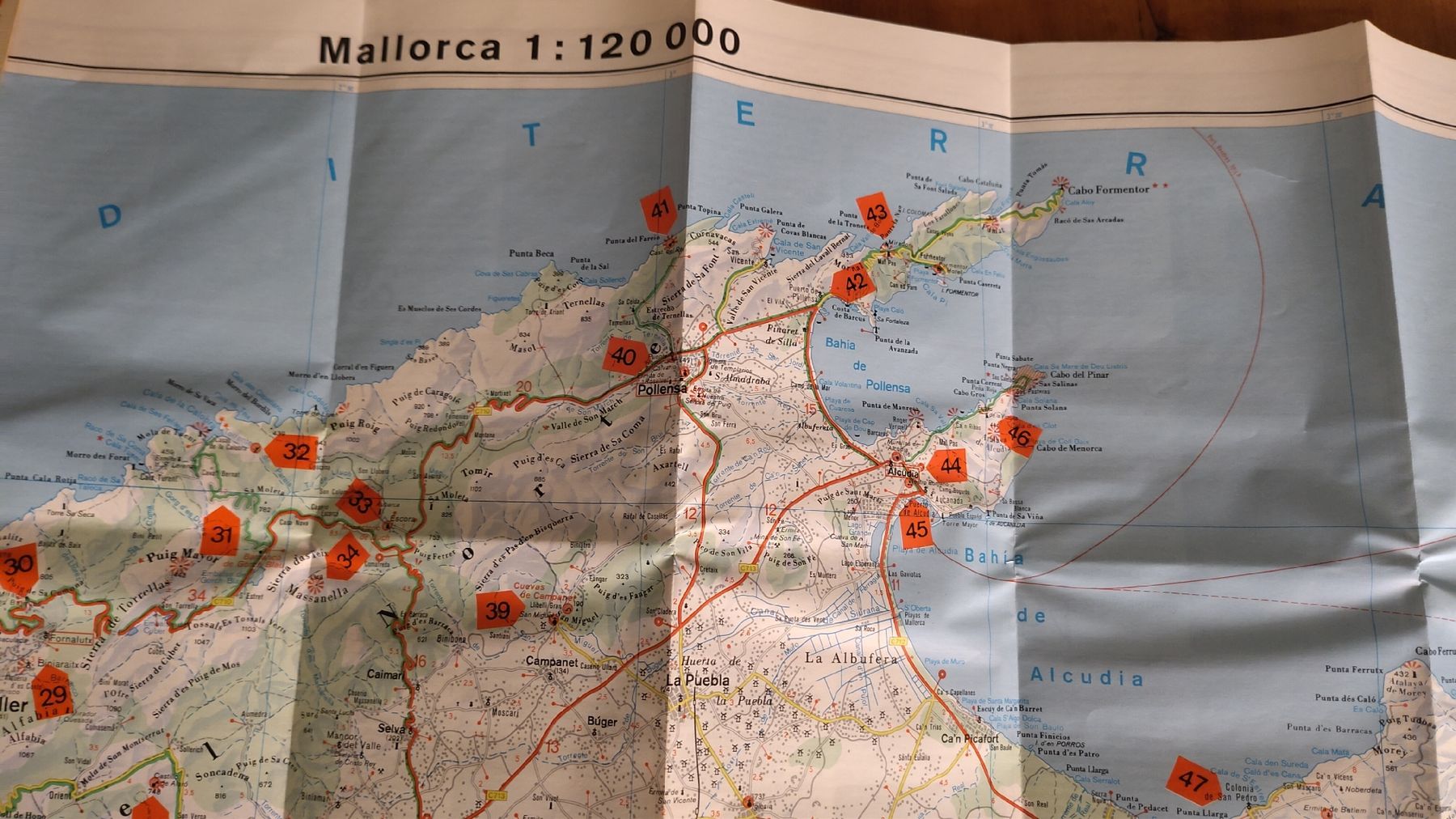 Cartine & Atlanti: Mallorca Freizeitkarte Lord Extra Freizeit Service  1984/85 – Usato da Zürich venduto da DieObjekte 5