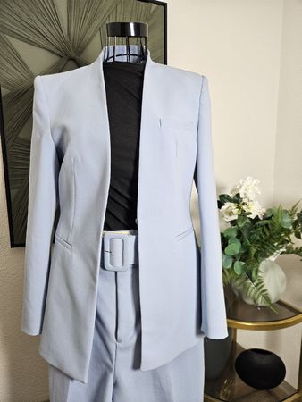 Stylish Women's Light Blue Suit - ZARA/XS