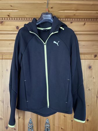 DAMEN PUMA JACKE - BLAU MIT KAPUZE - GR XS - NEU