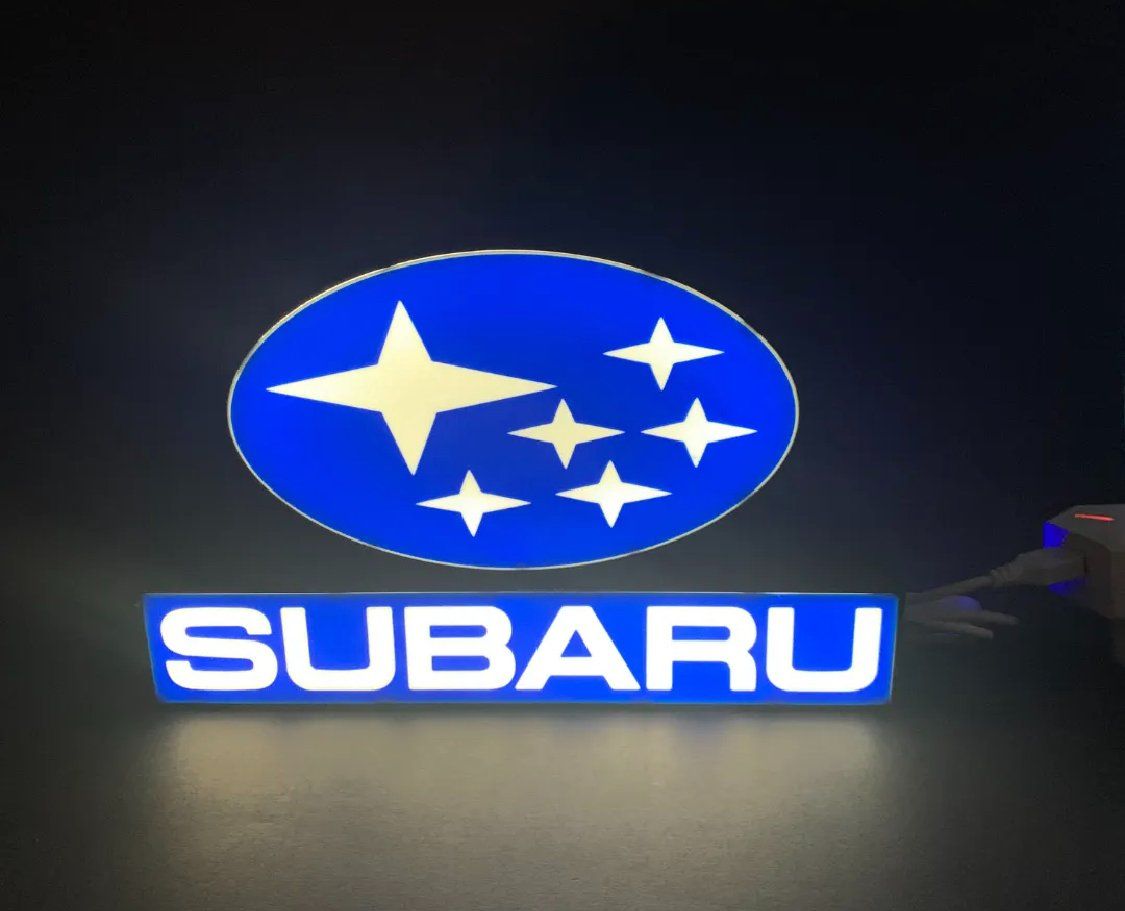 Lampes: Lampe LightBox LED Subaru usb – Neuf (Voir description) à Noville par Berlusconi55