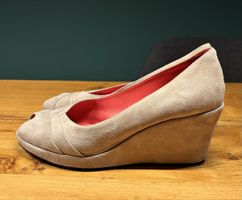 Peeptoe wedge heels T41