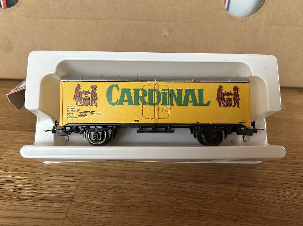 Lima Modelleisenbahnen: LIMA Güterwagen HO "Cardinal" in OVP – Gebraucht aus Uhwiesen von Durschi71 2