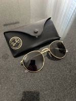 Ray-Ban Polarisiert Sonnenbrille Goldfarben