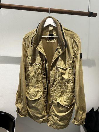 Herren Übergangsjacke BOSS Gr. 50 beige Top Zustand