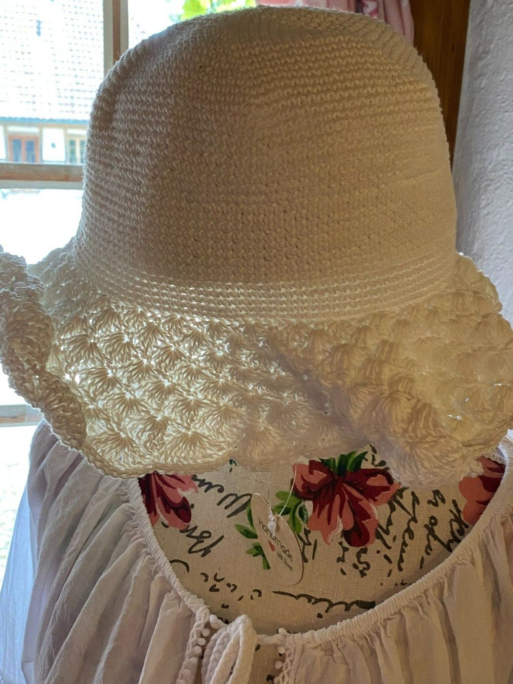 Copricapi, berretti & cappellini: DAMEN SOMMERHUT-VINTAGE-EINZELSTÜCK – Nuovo e nell'imballaggio originale da Meienried venduto da ManuelaBoutique 5