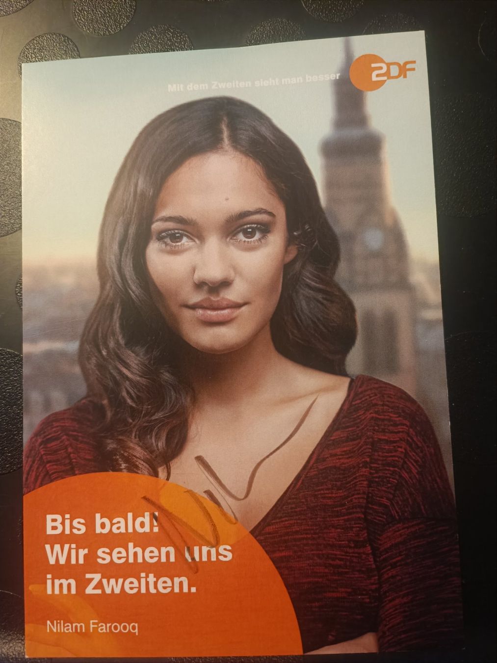 Autografi: Nilam Farooq - handsigniert - SOKO Leipzig – Usato da Menziken venduto da Artographs