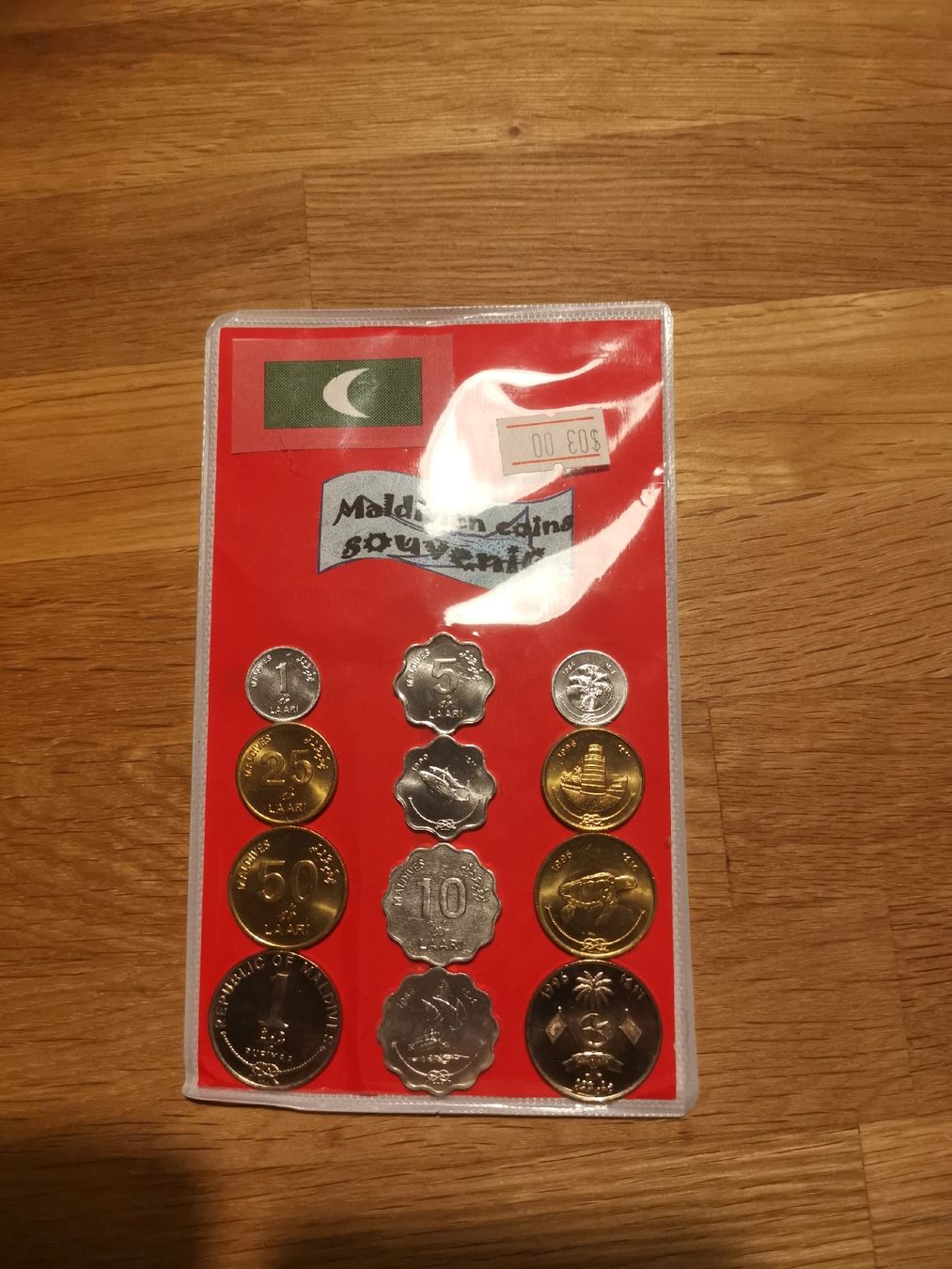 Alle Münzen: Maldives souvenir coins and postcard set – Neu (gemäss Beschreibung) aus Frauenfeld von Rodeo13