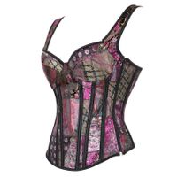 Gothic Korsett Corset aus Brokat ARKI - M L XL XXL