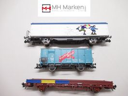 Roco 47282 + 47728 + AKU (Nummer Unbekannt) Güterwagen Set