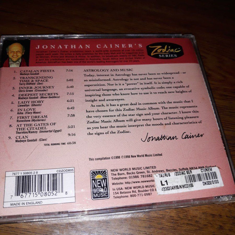 CD: Jonathan Cainers - Zodiac Series - Taurus, F19 – Usato da Sessa venduto da fraenklishop 1