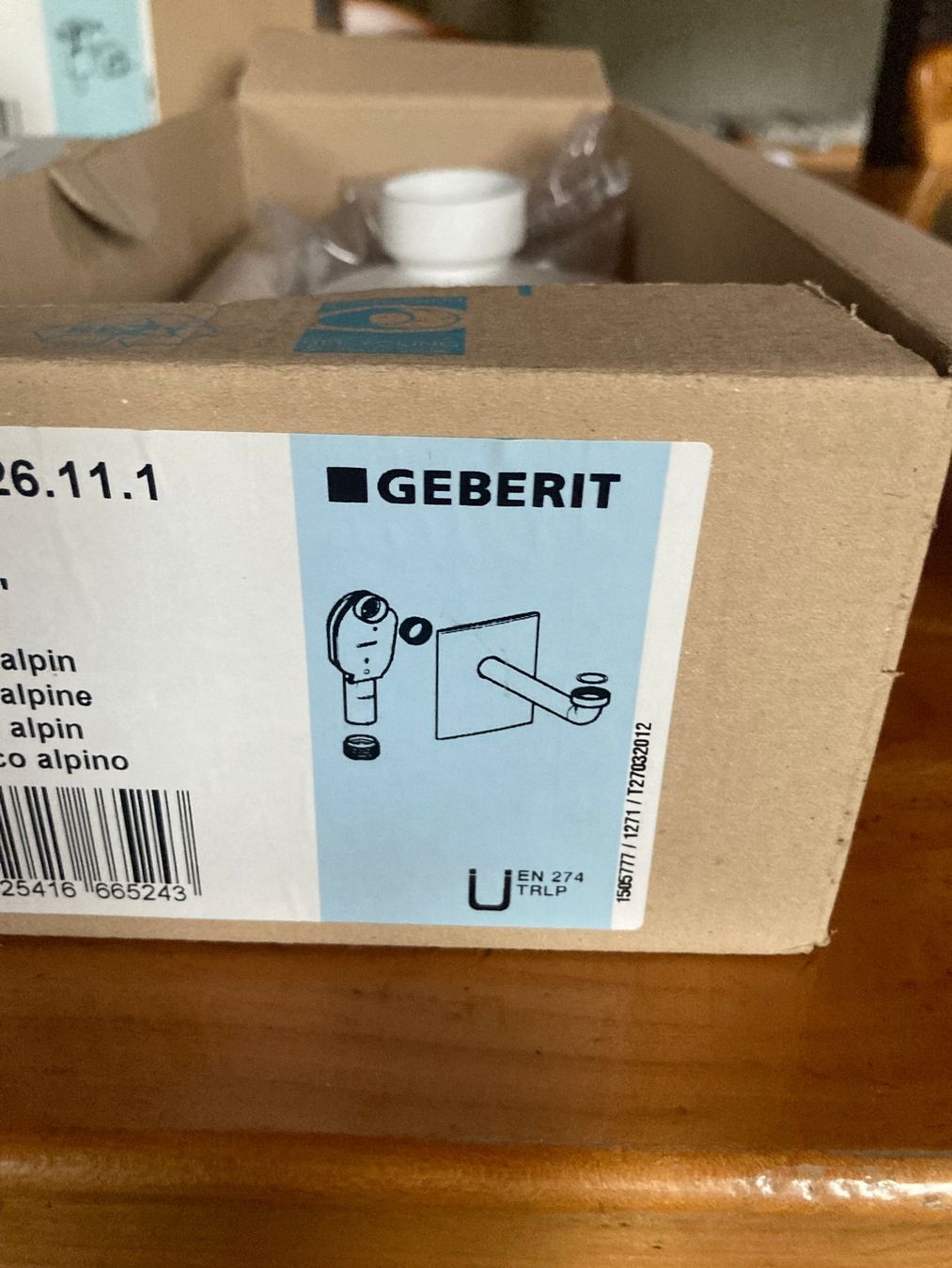 Lavabi & lavandini: Geberit siphon neuf complet à encastrer – Nuovo e nell'imballaggio originale da Bourrignon venduto da filledemai 4