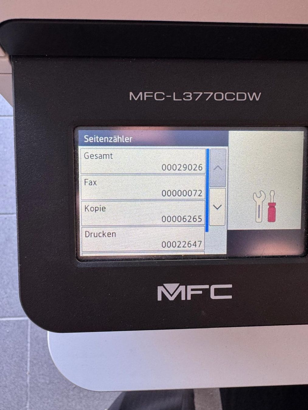 Brother Stampanti: Drucker Brother MFC-L3770CDW mit 3 Patronen – Usato da Bösingen venduto da riedom01 6