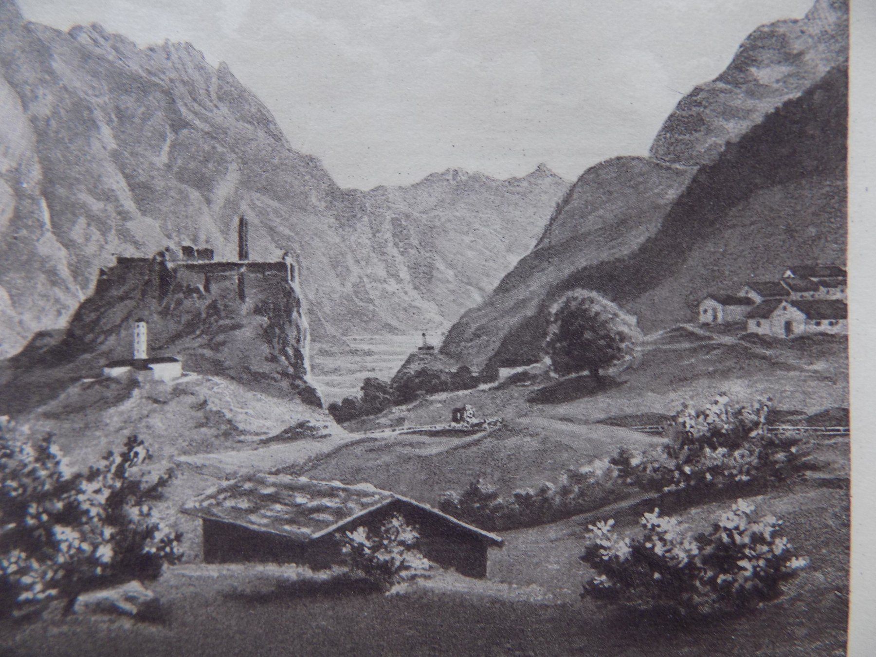 Gravures: Misocco Burgruine – D'occasion à Risch par Rischli15 4