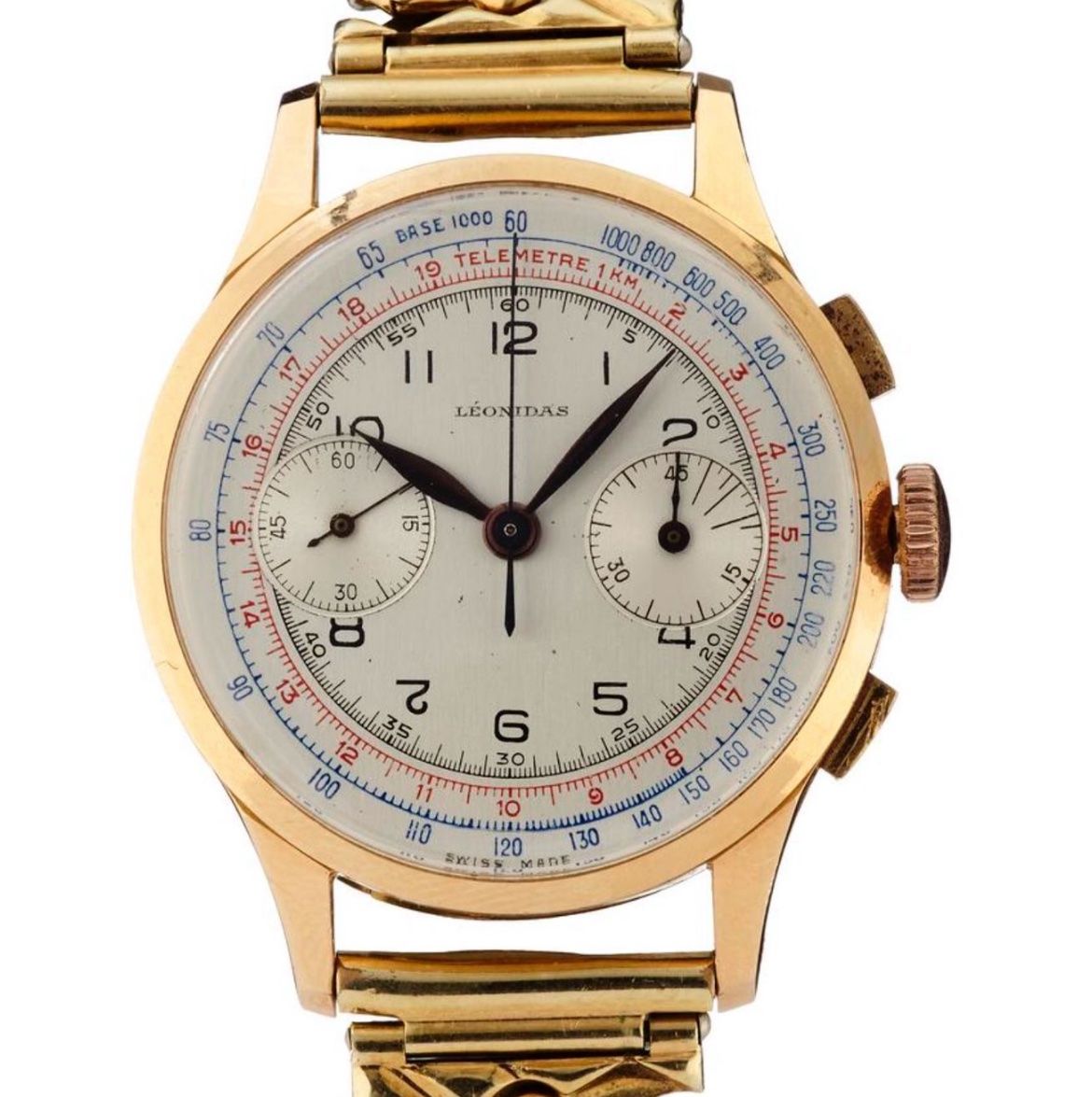 Leonidas Orologi: Leonidas Chronograph 18K – Usato da Chatelaine venduto da Mrobodai