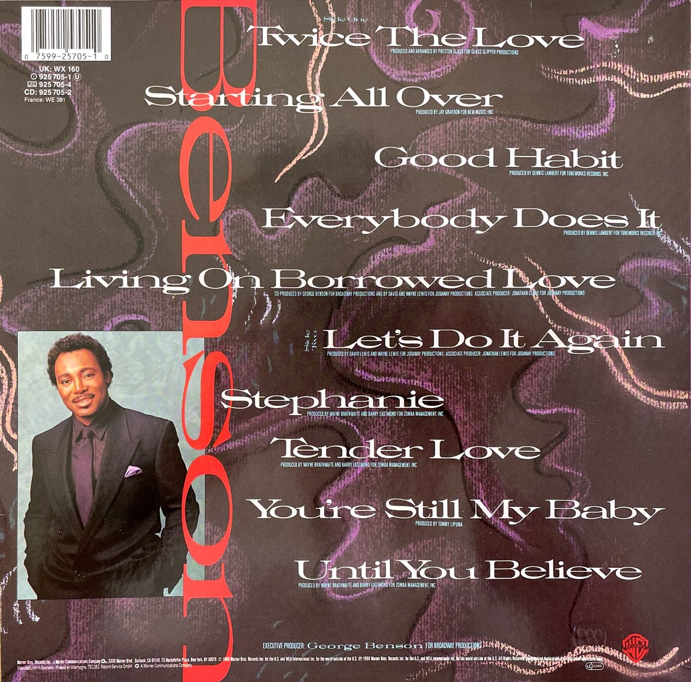 Dischi in vinile: George Benson 3 LP's - Twice The Love, Collaboration & While – Usato da Savagnier venduto da Ne2065 2