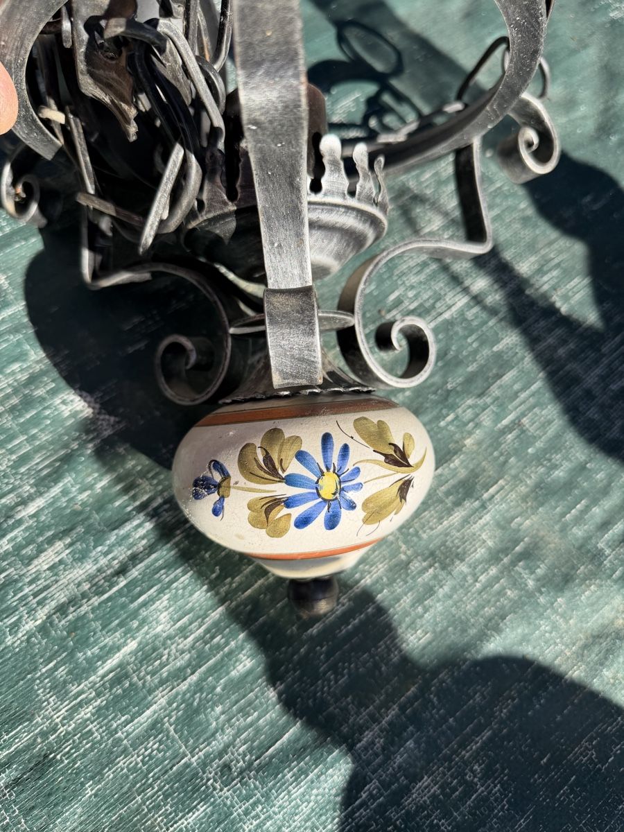 Lampade: Alte Lampe Handbemalt  – Usato da Habkern venduto da Landmech1990 2