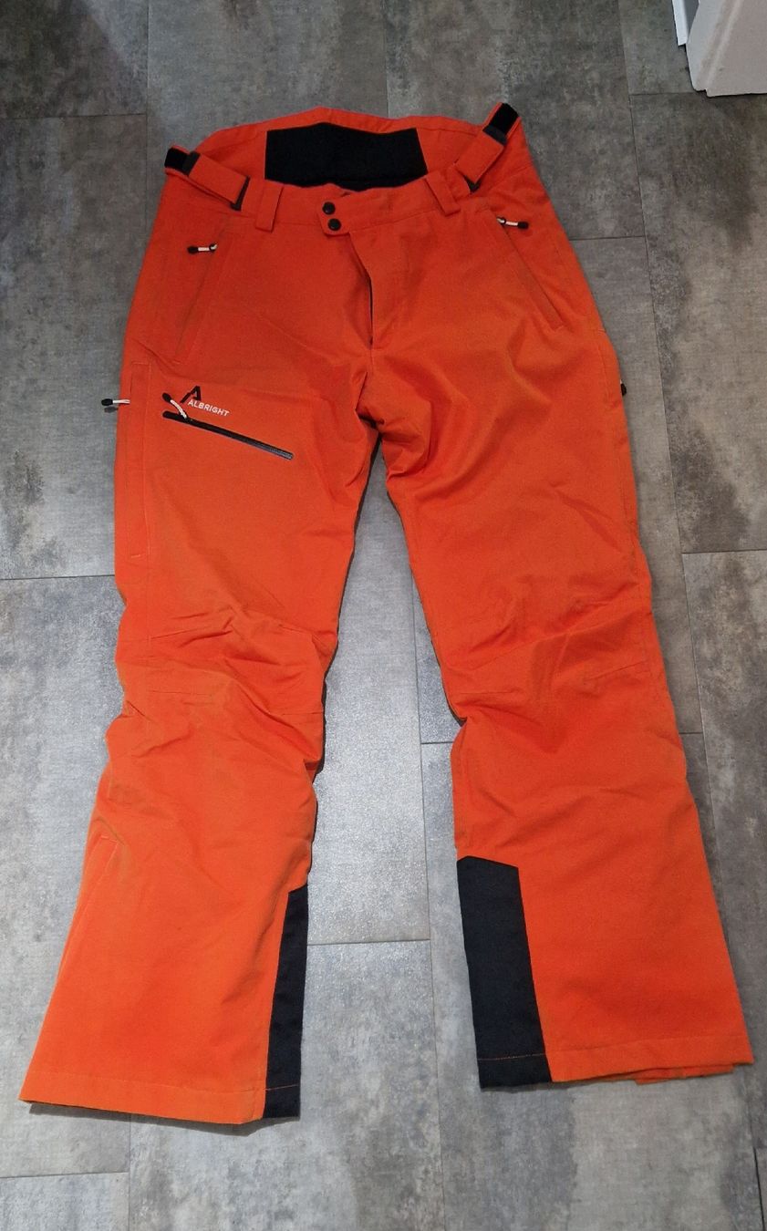 Sci: pantalon ski Albright orange taille L – Usato da Fully venduto da Lacrymosa