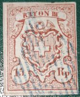 Rayon Nr. 18 Typ 6 Kat. 1000.- blaue Raute / Repariert