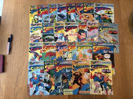 Superman Ehapa JG 1976 Komplett Topzustand mit Sammelmarken!
