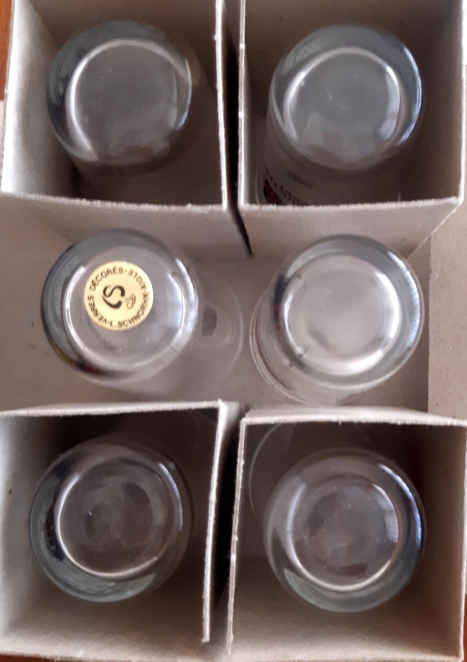 Bicchieri: 6 Weissweinbecher  Glas Swiss Vapeur – Nuovo e nell'imballaggio originale da Langenthal venduto da Deern1 6