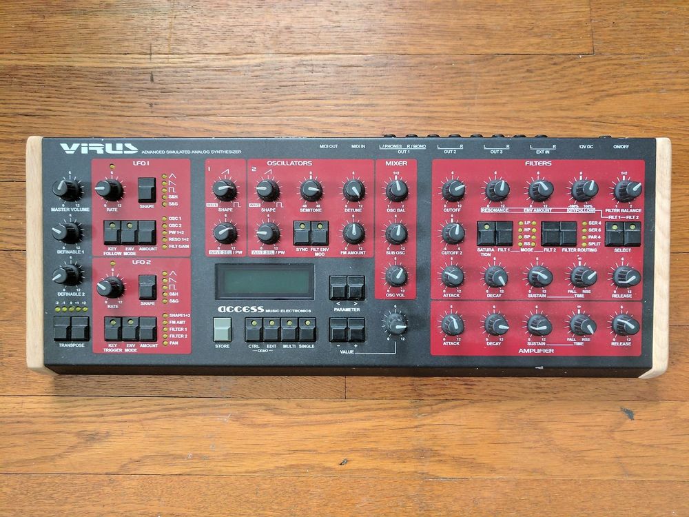 //Rare Vintage Synthesizer// Access Virus A Desktop | Kaufen Auf Ricardo