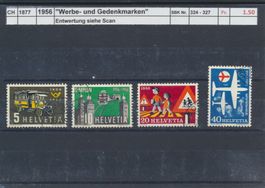 1956 "Werbe- und Gedenkmarken". gestempelt