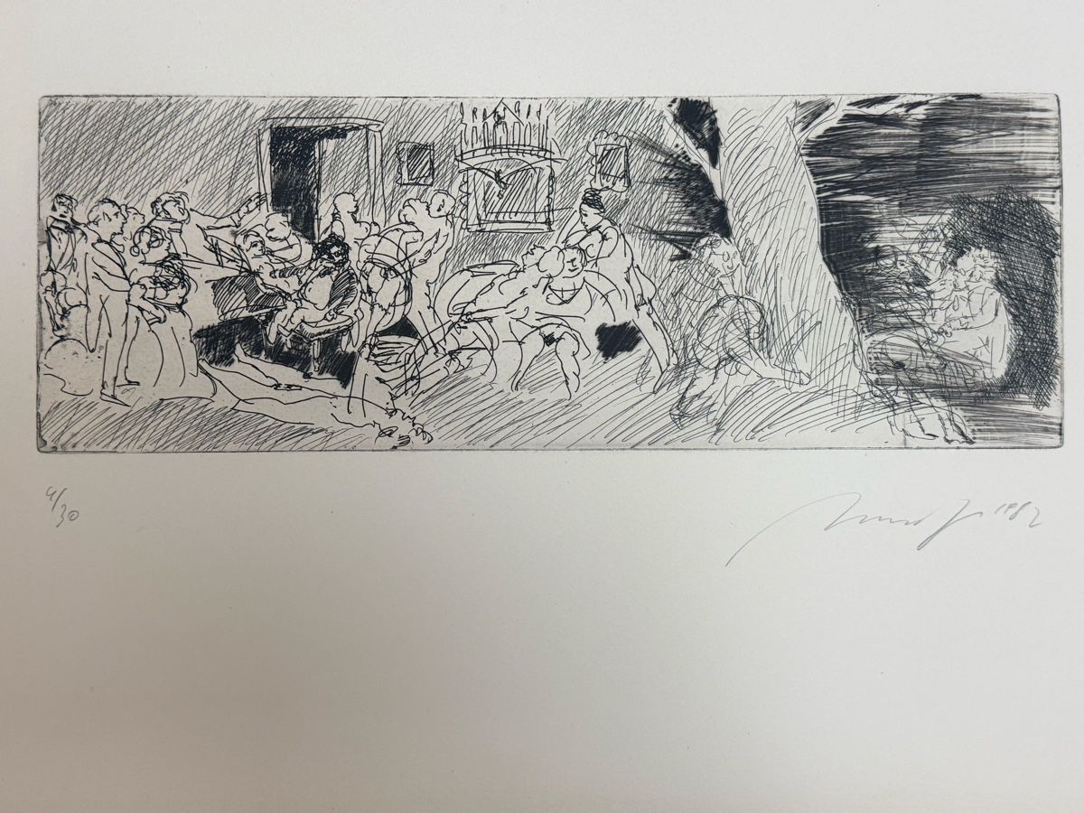 Grafica & Litografie: Hrdlicka, Alfred 1982 - Radierung  – Usato da Solothurn venduto da NUVICO 3