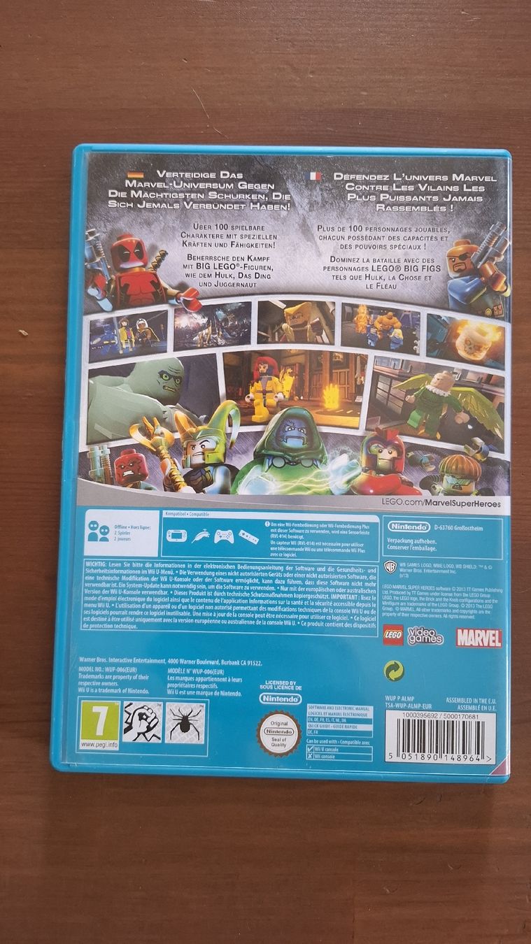 Giochi: Jeu Wii U Lego Marvel Super Heroes  – Usato da Fiaugères venduto da Fiaugeres1609 1