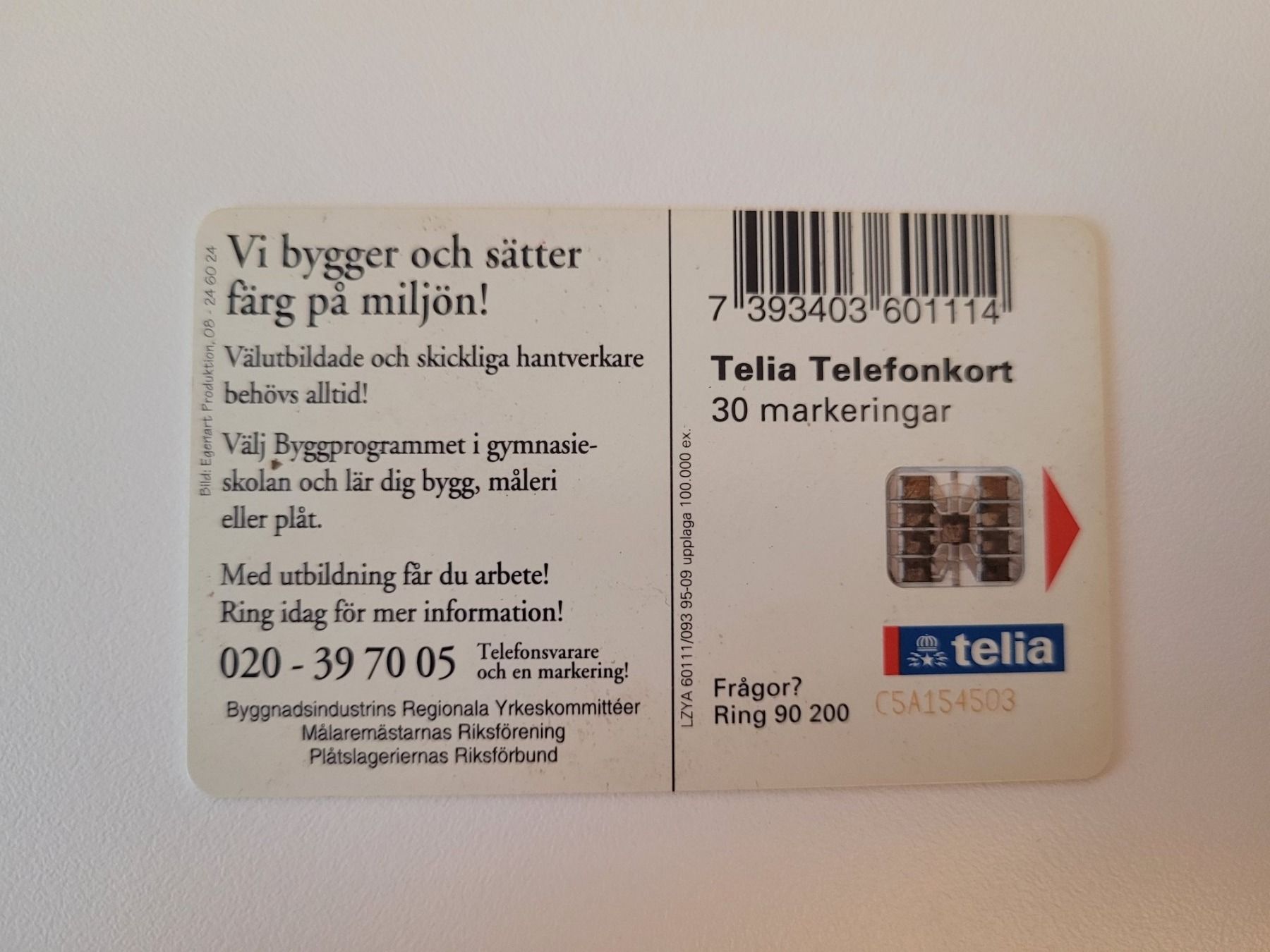 Schede telefoniche: Telefonkarte Schweden – Usato da Inwil venduto da Flower2325 1