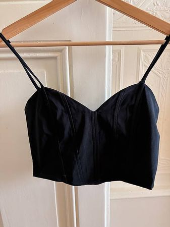 Top corset noir Tally Weijl neuf avec étiquette  taille S