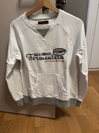 Weisses Sweatshirt