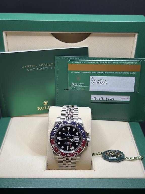 Uhren: Rolex GMT Master Pepsi 2020 New – Neu und originalverpackt aus Bülach von Buli.watches 1