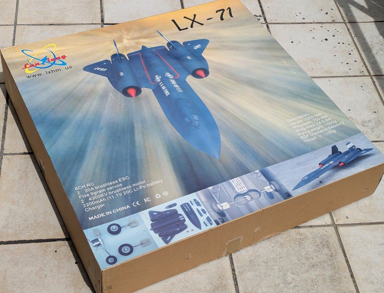 Modellismo RC: Lanxiang Kit LX-71 EDF 64mm EPS RC Modell – Nuovo (secondo la descrizione) da Forch venduto da Tr1a 1