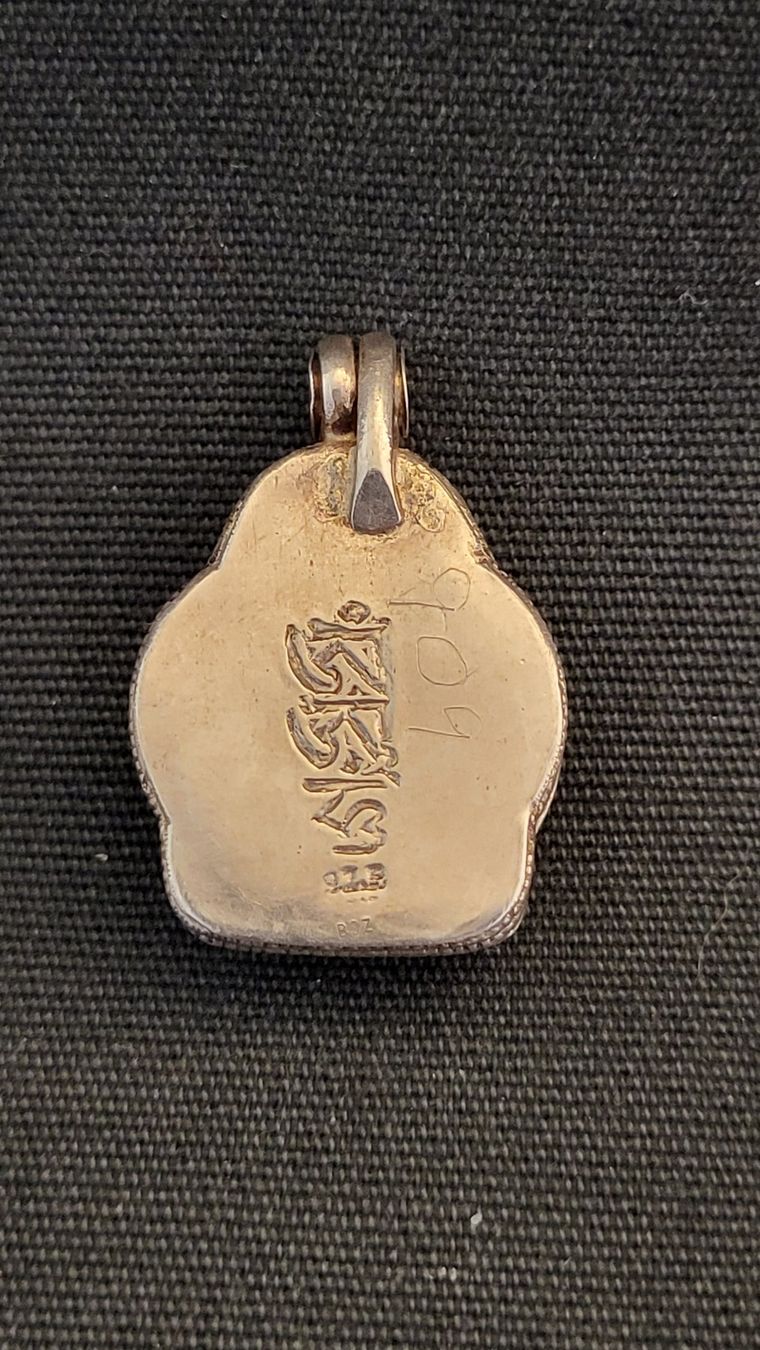 Ciondoli: Silber-Amulett BUDDHA - Gift-Anhänger – Usato da Basel venduto da spinne02 5