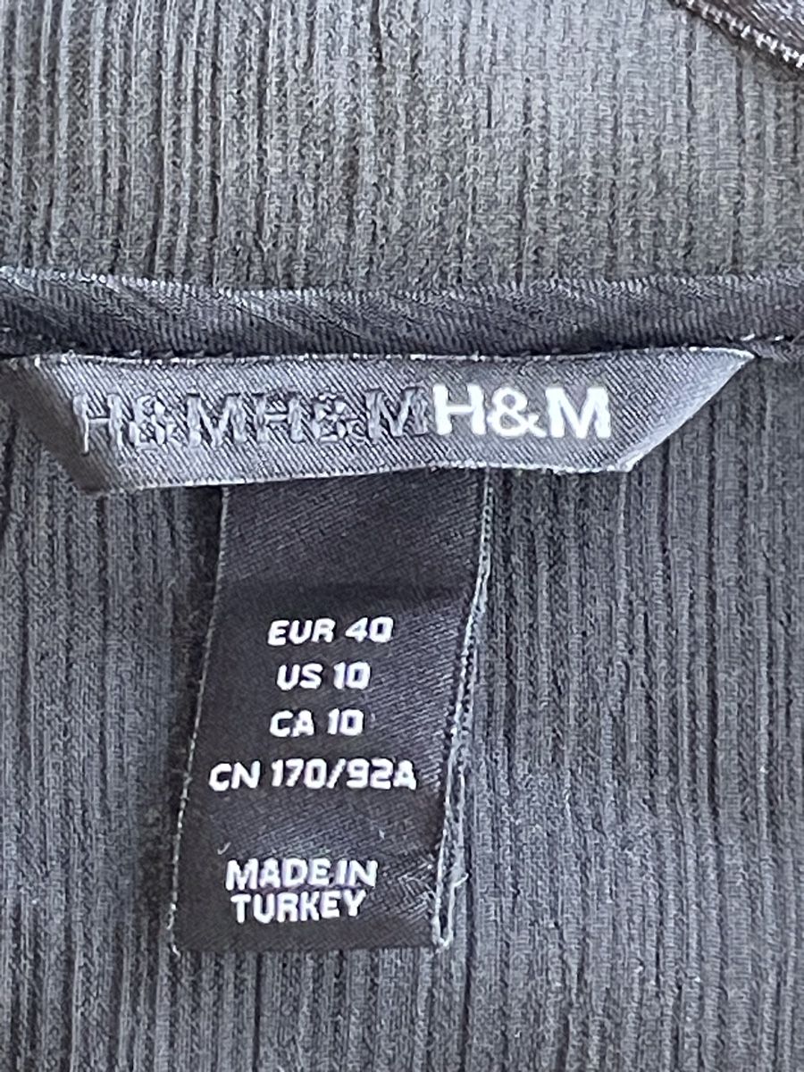 H&M Tuniche: H&M Tunique noire transparente, Taille 40, neuve – Nuovo e nell'imballaggio originale da Vuadens venduto da Nina11 5