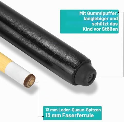 Billiardtische: 2 Stück Holz Billard Queue Pool Billiard – Neu und originalverpackt aus Hundwil von Pakethase 4