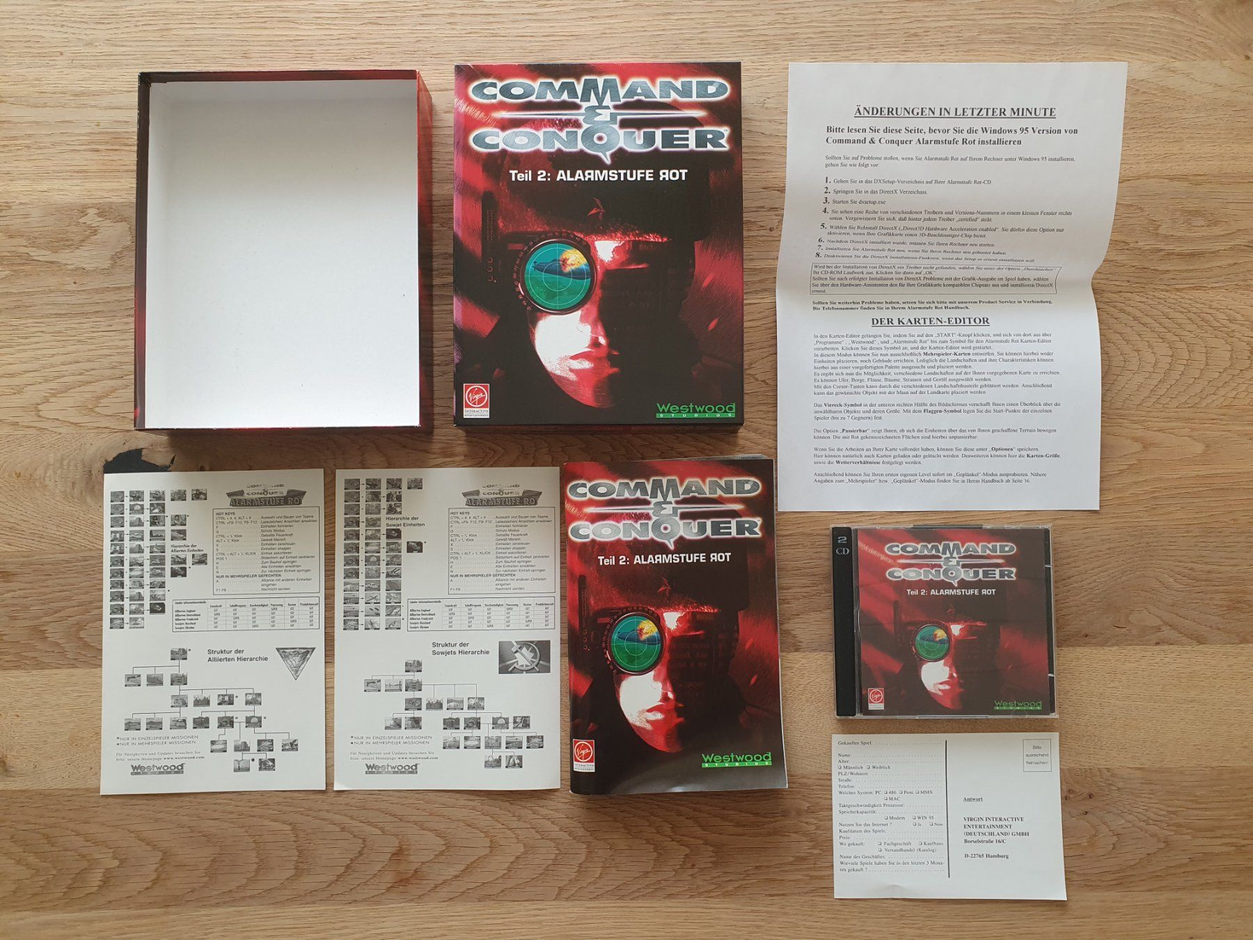 Jeux: PC Game Command & Conquer: Alarmstufe Rot 2 (1997) Big Box – D'occasion à Greifensee par perfectioN88 3