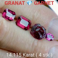 14.115 Karat GRANAT GARNET Edelstein Sammler Set Afrika 