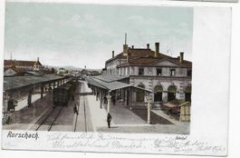 Hauptbahnhof Rorschach um  1912🚂