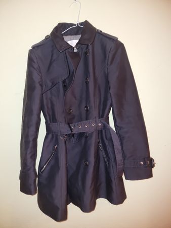 Trenchcoat Schwarz Zara gr M
