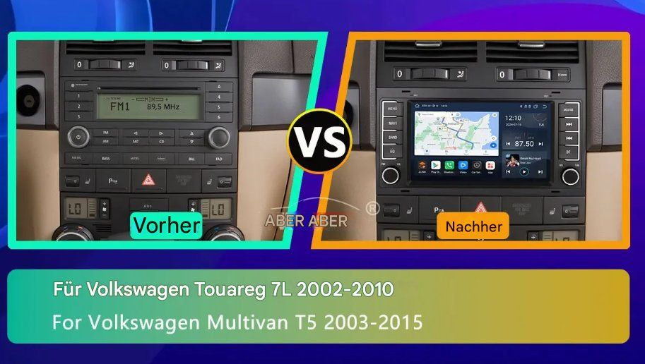 Sistemi audio & multimediali: VW Touareg 7L & Multivan T5 (2003-2015) Multimedia Player – Nuovo e nell'imballaggio originale da Chur venduto da shop.chur 5