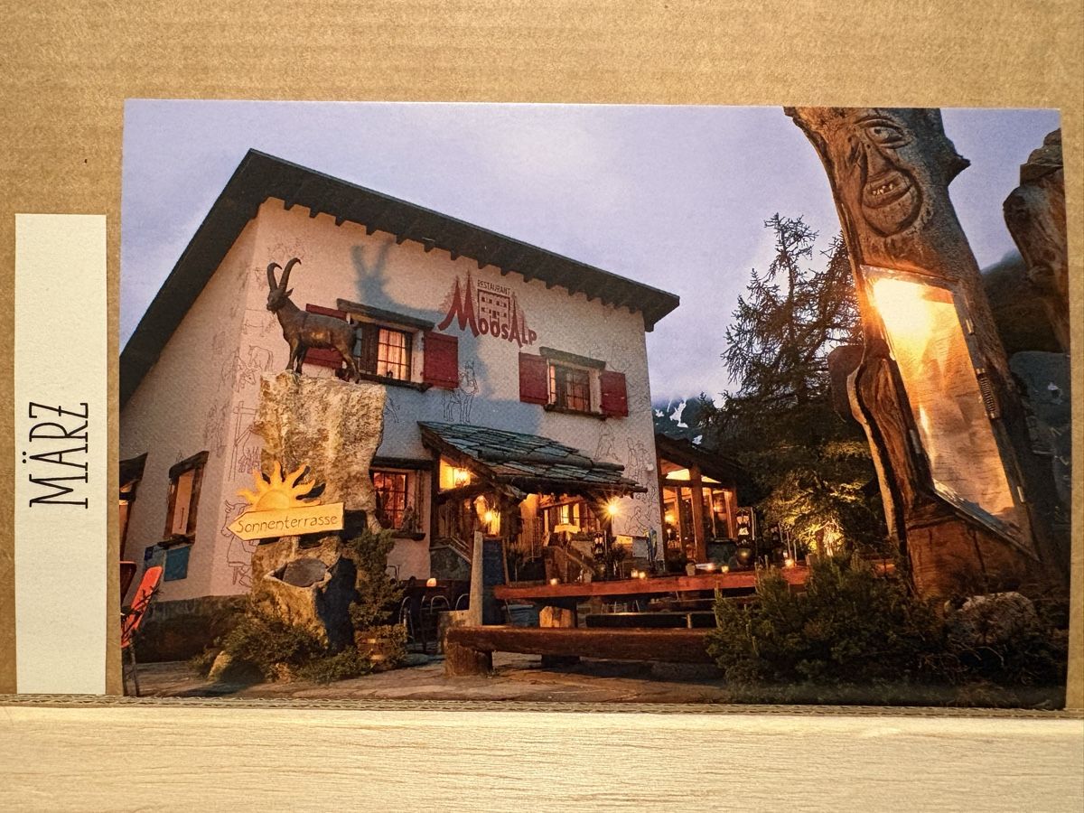Cartoline postali: AK von Moosalp Törbel / Restaurant – Usato da Rümlang venduto da Kartenpost1