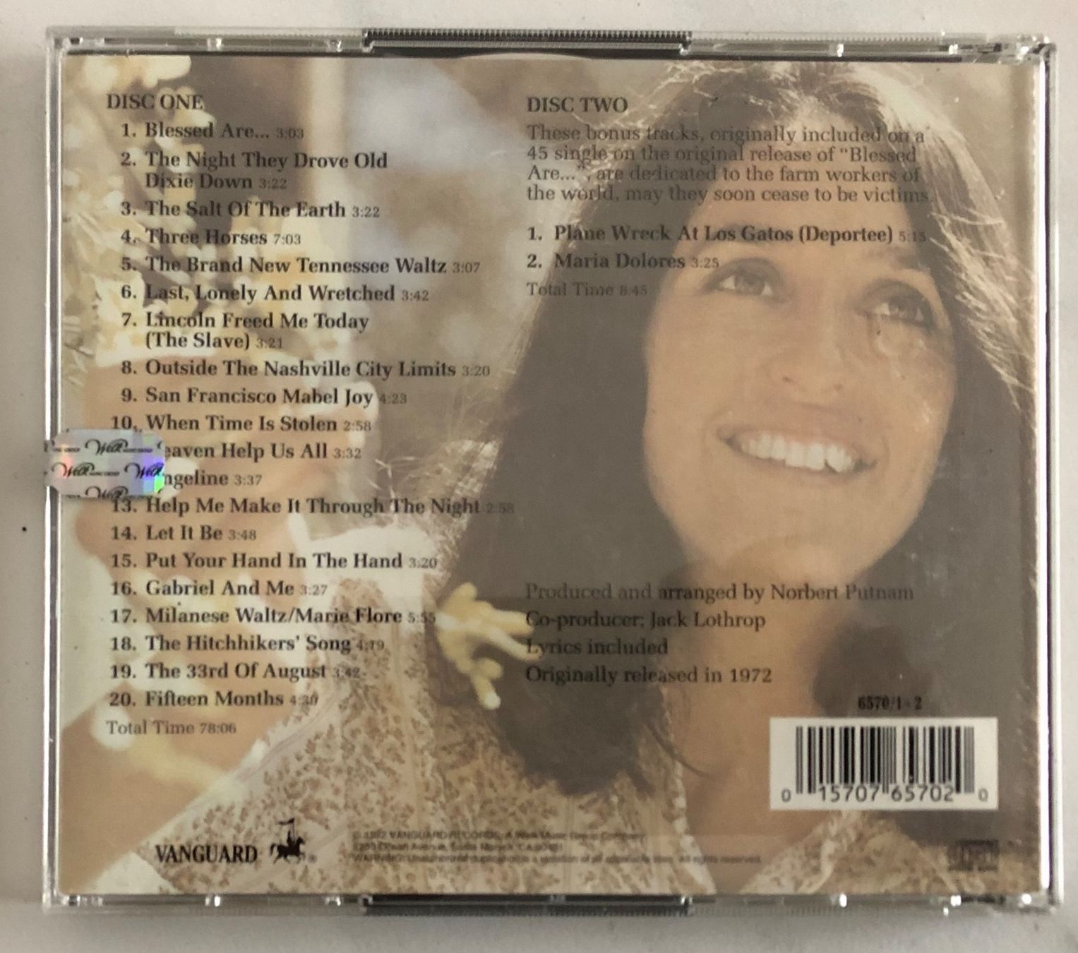 Vinyles: JOAN BAEZ - BLESSED ARE... – Neuf (Voir description) à Poliez-Pittet par Newtown-Records 1