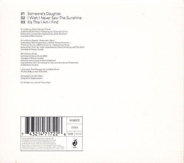 CDs: Beth Orton - Someone's Daughter – Gebraucht aus Zürich von Raz88 2